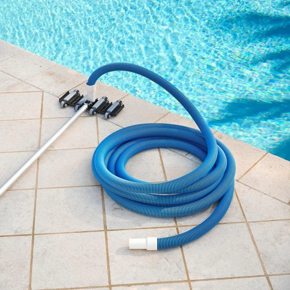 HDX Spiral-Wound 35 ft. x 1 1/2 in. Diameter Swimming Pool Vacuum Hose for In-Ground and Above-Ground Pools 2 HDX Spiral-Wound 35 ft. x 1 1/2 in. Diameter Swimming Pool Vacuum Hose for In-Ground and Above-Ground Pools - Image 2