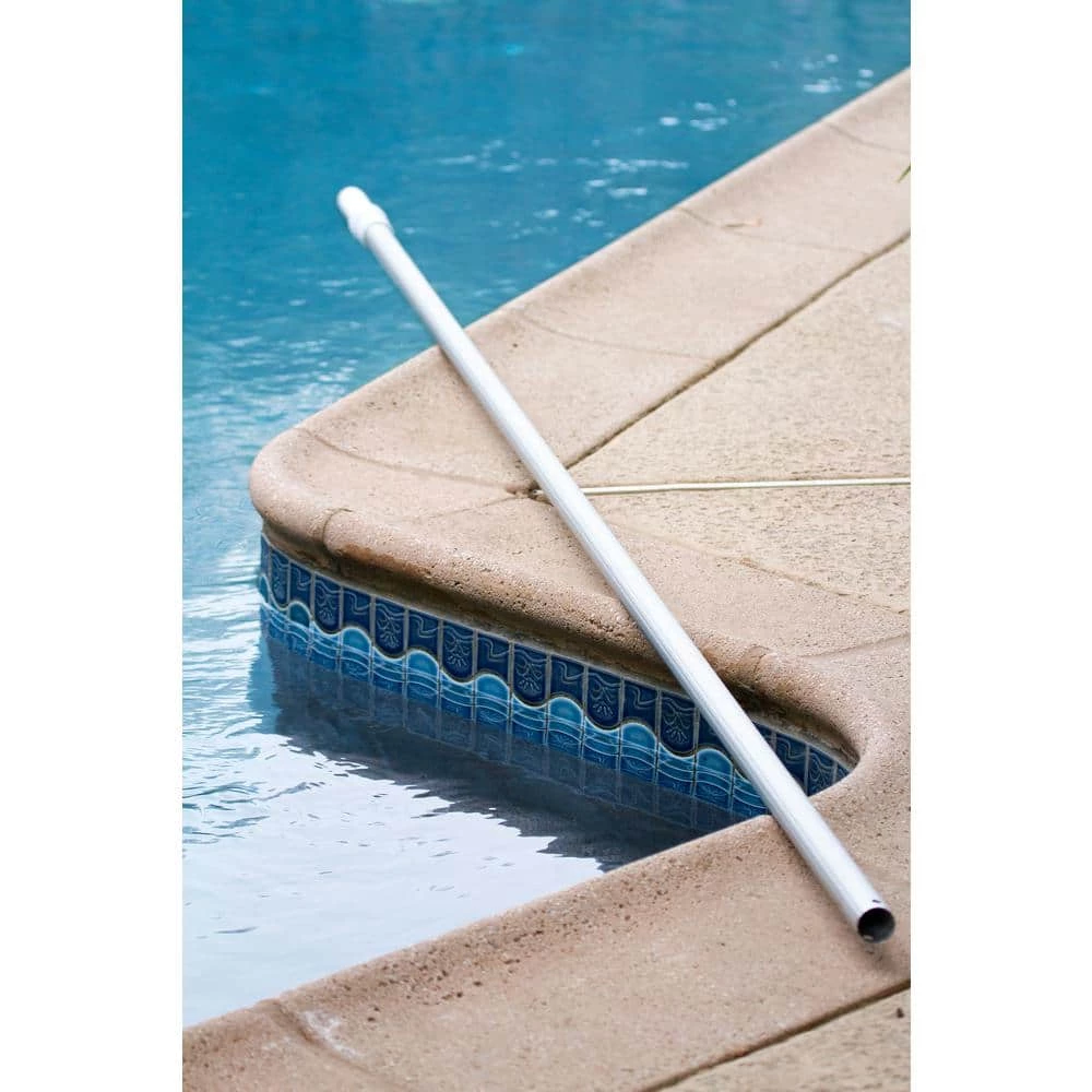 HDX 16 ft. x 1 1/4 in. Dia Anodized Aluminum Telescopic Swimming Pool Pole with External Cam Set 1 HDX 16 ft. x 1 1/4 in. Dia Anodized Aluminum Telescopic Swimming Pool Pole with External Cam Set
