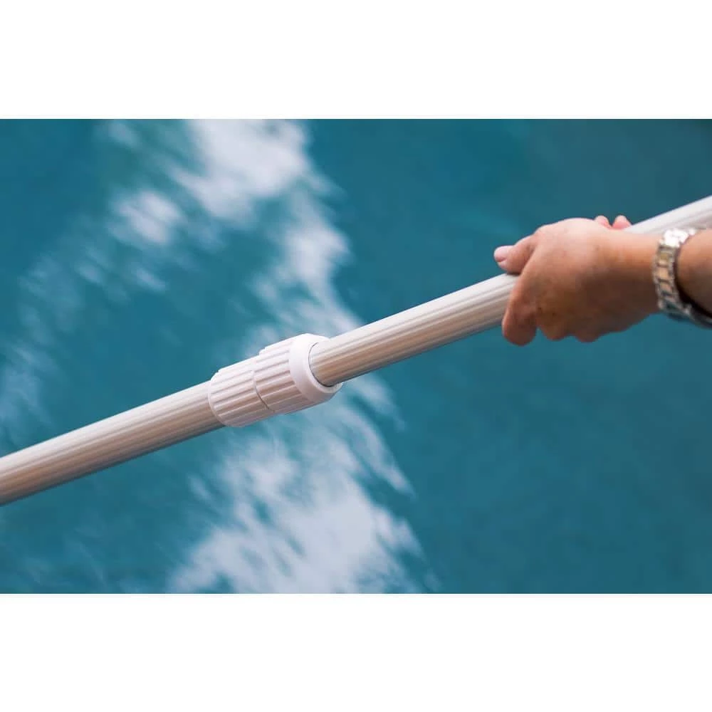 HDX 16 ft. x 1 1/4 in. Dia Anodized Aluminum Telescopic Swimming Pool Pole with External Cam Set 2 HDX 16 ft. x 1 1/4 in. Dia Anodized Aluminum Telescopic Swimming Pool Pole with External Cam Set - Image 2