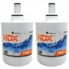HDX FMS-1 Premium Refrigerator Water Filter Replacement Fits Samsung HAF-CU1S(2-Pack)