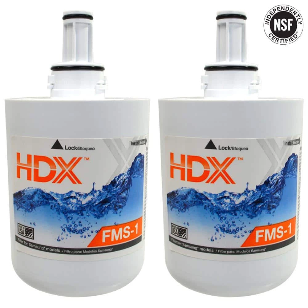 HDX FMS-1 Premium Refrigerator Water Filter Replacement Fits Samsung HAF-CU1S(2-Pack) 7 HDX FMS-1 Premium Refrigerator Water Filter Replacement Fits Samsung HAF-CU1S(2-Pack) - Image 7