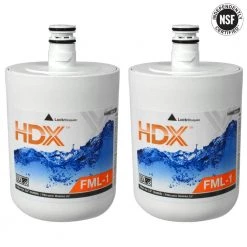 HDX FML-1 Premium Refrigerator Water Filter Replacement Fits LG LT500P (2-Pack) -HDX Sales hdx refrigerator water filters 107013 77 1000