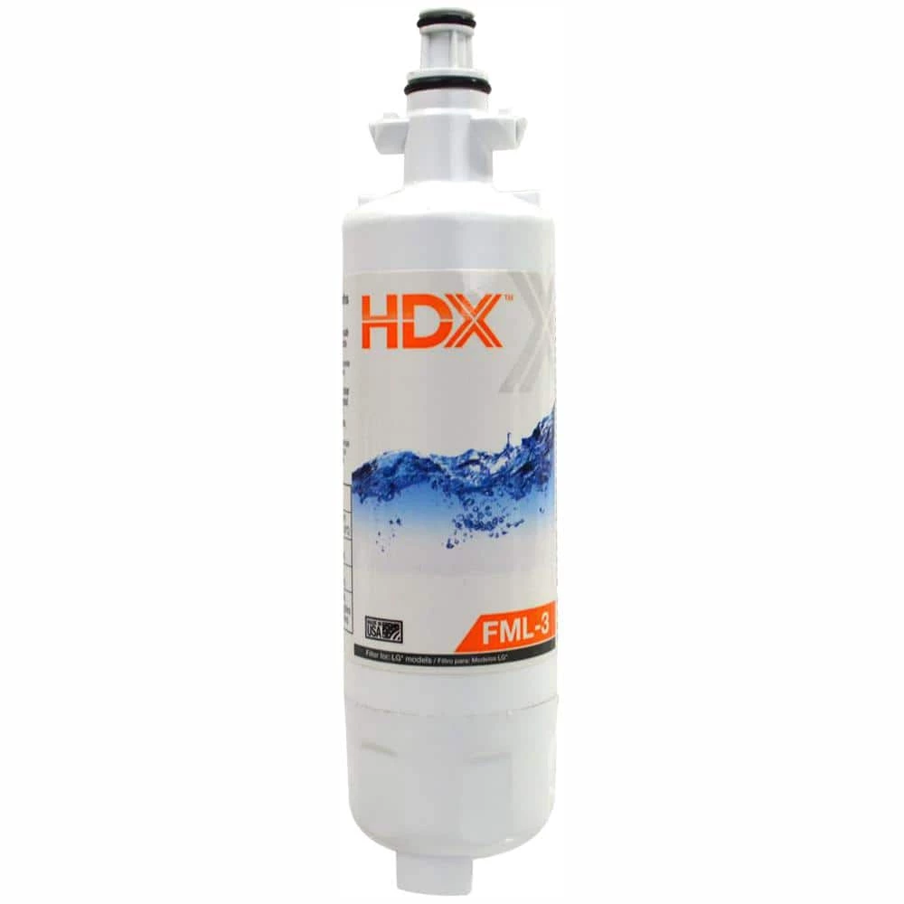 HDX FML-3 Premium Refrigerator Water Filter Replacement Fits LG LT700P 1 HDX FML-3 Premium Refrigerator Water Filter Replacement Fits LG LT700P