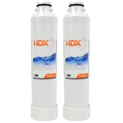 HDX FMS-2 Premium Refrigerator Water Filter Replacement Fits Samsung HAF-CINS (2-Pack)