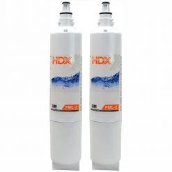 HDX FML-2 Premium Refrigerator Water Filter Replacement Fits LG LT600P (2-Pack)