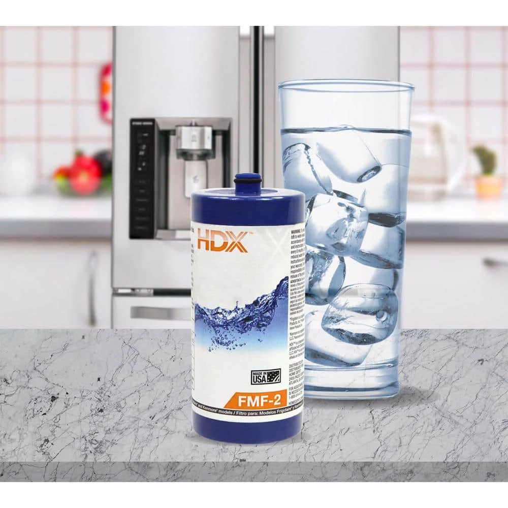 HDX FMF-2 Premium Refrigerator Water Filter Replacement Fits Frigidaire WF1CB (2-Pack) 3 HDX FMF-2 Premium Refrigerator Water Filter Replacement Fits Frigidaire WF1CB (2-Pack) - Image 3