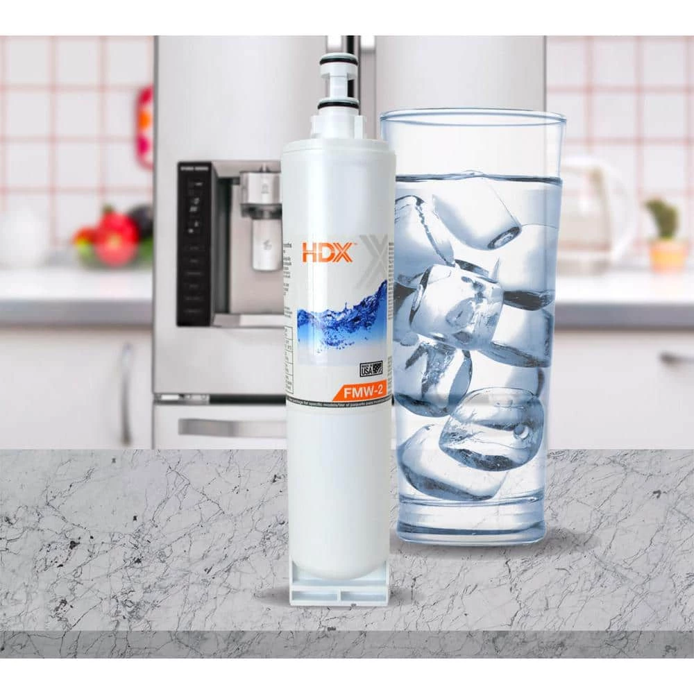 HDX FMW-2 Premium Refrigerator Water Filter Replacement Fits Whirlpool Filter 5 (2-Pack) 5 HDX FMW-2 Premium Refrigerator Water Filter Replacement Fits Whirlpool Filter 5 (2-Pack) - Image 5