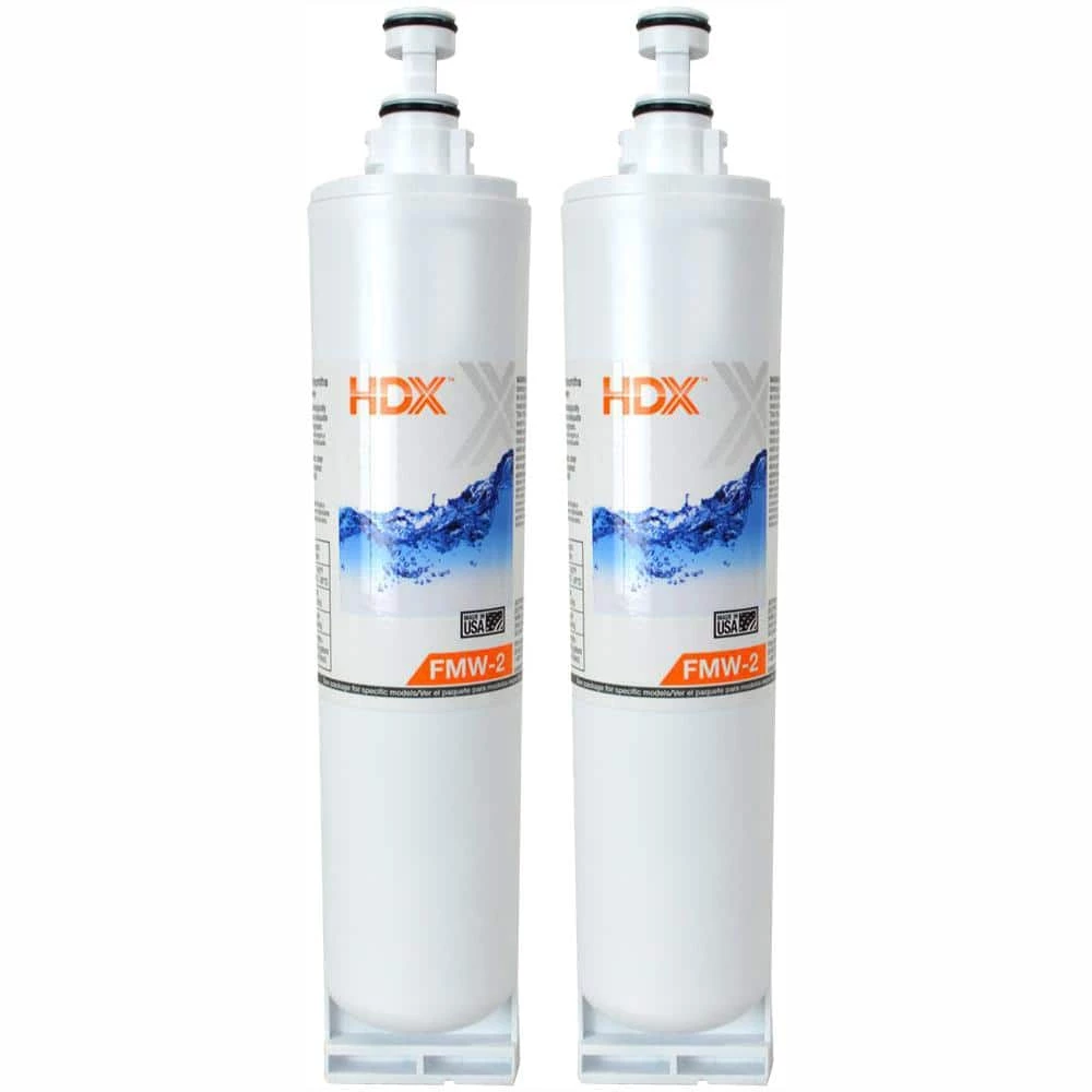 HDX FMW-2 Premium Refrigerator Water Filter Replacement Fits Whirlpool Filter 5 (2-Pack) 1 HDX FMW-2 Premium Refrigerator Water Filter Replacement Fits Whirlpool Filter 5 (2-Pack)