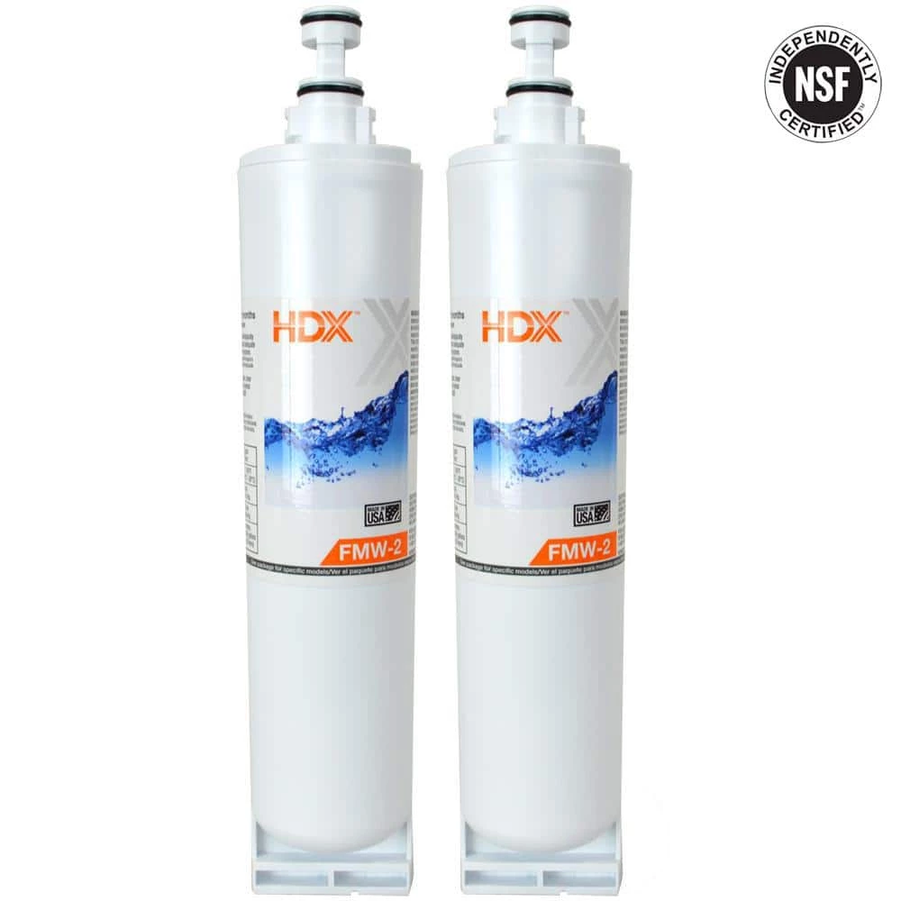 HDX FMW-2 Premium Refrigerator Water Filter Replacement Fits Whirlpool Filter 5 (2-Pack) 7 HDX FMW-2 Premium Refrigerator Water Filter Replacement Fits Whirlpool Filter 5 (2-Pack) - Image 7