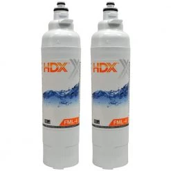 HDX FML-4 Premium Refrigerator Water Filter Replacement Fits LG LT800P (2-Pack)