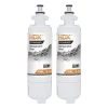 HDX FML-3-S Standard Refrigerator Water Filter Replacement Fits LG LT700P (2-Pack)
