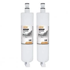 HDX FMW-2-S Standard Refrigerator Water Filter Replacement Fits Whirlpool Filter 5 (2-Pack)