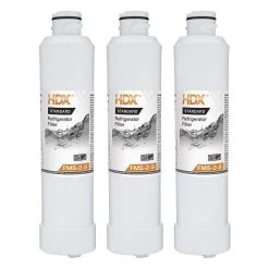 HDX FMS-2-S Standard Refrigerator Water Filter Replacement Fits Samsung HAF-CINS (3-Pack)