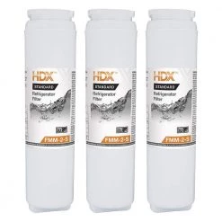 HDX FMM-2-S Standard Refrigerator Water Filter Replacement Fits Whirlpool Filter 4 (3-Pack)