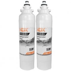 HDX FML-4-S Standard Refrigerator Water Filter Replacement Fits LG LT800P (2-Pack)