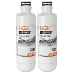HDX FML-5-S Standard Refrigerator Water Filter Replacement Fits LG LT1000P (2-Pack)