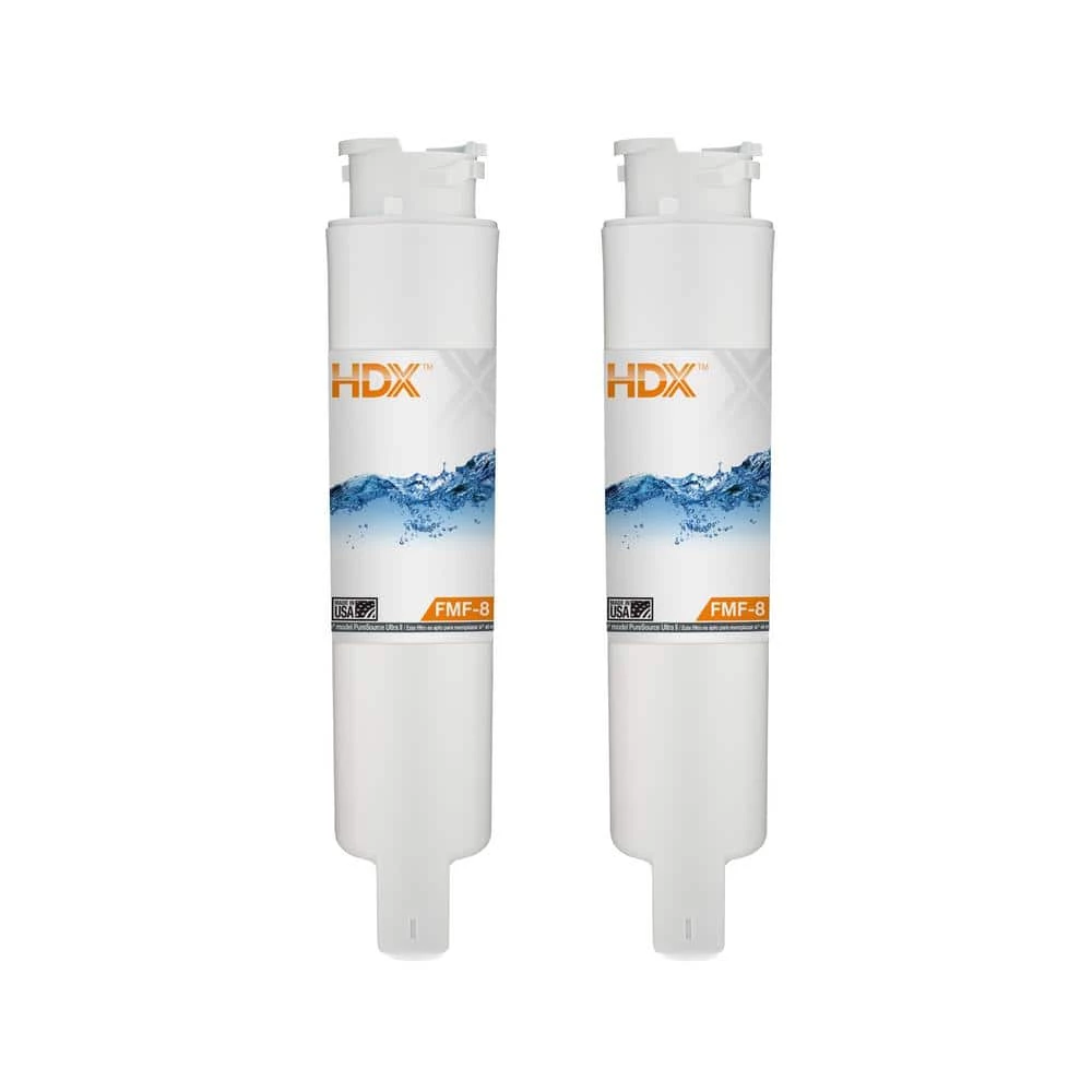 HDX FMF-8 Premium Refrigerator Replacement Filter Fits Frigidaire PureSource Ultra II (Value Pack) 1 HDX FMF-8 Premium Refrigerator Replacement Filter Fits Frigidaire PureSource Ultra II (Value Pack)