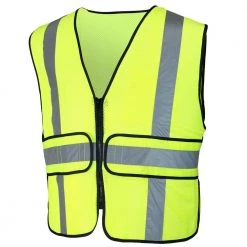 HDX Hi-Visibility Lime Green Class 2 Reflective Adjustable Safety Vest