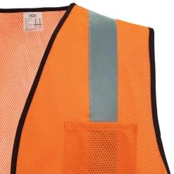 HDX Hi Visibility Orange Class 2 Reflective Adjustable Safety Vest -HDX Sales hdx safety vests hdx46511 ovpd8 31 1000
