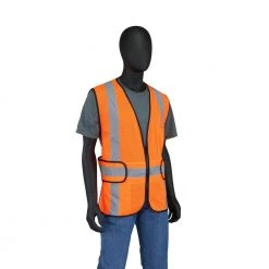HDX Hi Visibility Orange Class 2 Reflective Adjustable Safety Vest -HDX Sales hdx safety vests hdx46511 ovpd8 44 1000