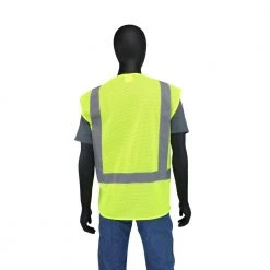 HDX Hi Visibility Lime Green Class 2 Reflective Safety Vest -HDX Sales hdx safety vests hdx46512 ovpd8 4f 1000