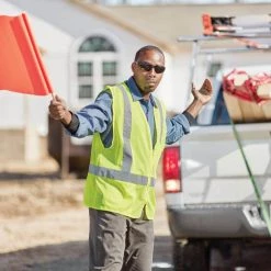 HDX Hi Visibility Lime Green Class 2 Reflective Safety Vest -HDX Sales hdx safety vests hdx46512 ovpd8 76 1000