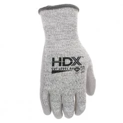 HDX Gray A4 Cut Glove -HDX Sales hdx work gloves hdx37217 l xl 4f 1000