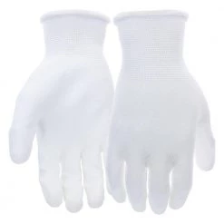 HDX PU White Dipped Glove