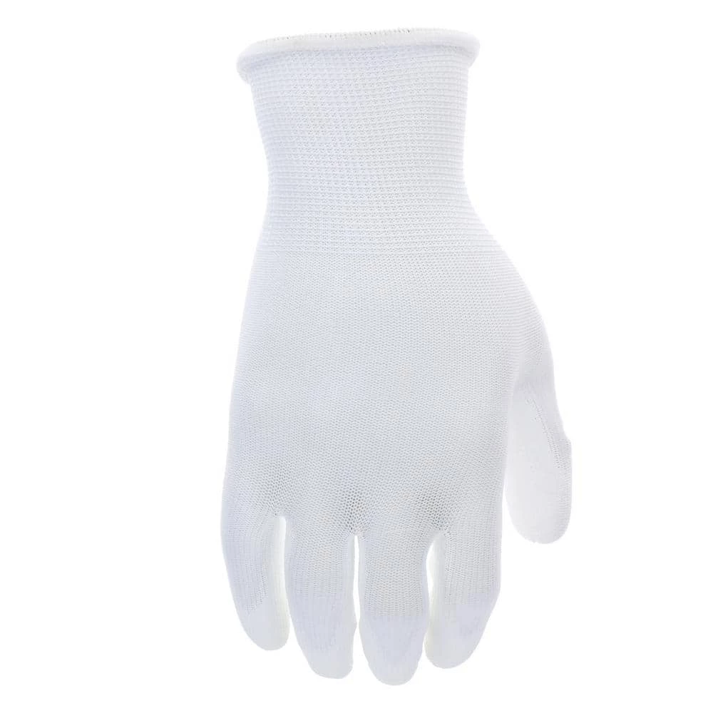 HDX PU White Dipped Glove 2 HDX PU White Dipped Glove - Image 2