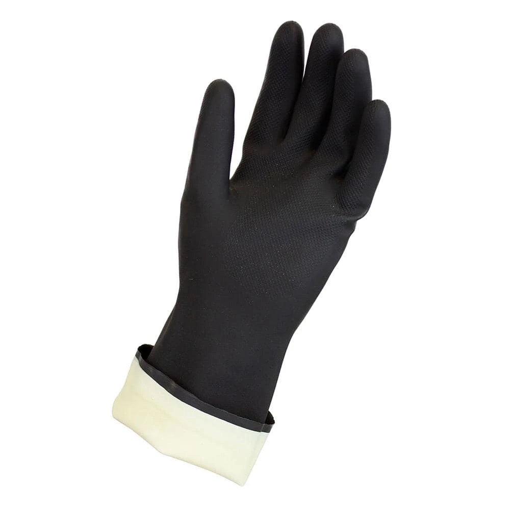 HDX Black Neoprene Long Cuff Gloves (One Size Fits All) 2 HDX Black Neoprene Long Cuff Gloves (One Size Fits All) - Image 2