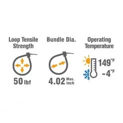 HDX 14 in. Zip Ties, Natural (20-Pack) 6 HDX 14 in. Zip Ties, Natural (20-Pack) -HDX Sales natural hdx cable zip ties ft 370st 20 1f 1000