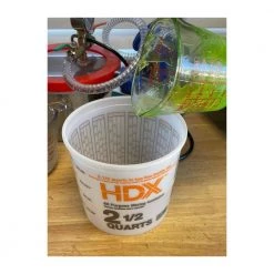 HDX Versa-Tainer 2.5 qt. Plastic Bucket 7 HDX Versa-Tainer 2.5 qt. Plastic Bucket -HDX Sales natural plastic hdx paint buckets rg518 4f 1000