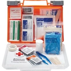 HDX 180-Piece, 25-Person Plastic OSHA First Aid Kit -HDX Sales reds pinks hdx first aid kits 59619 31 1000
