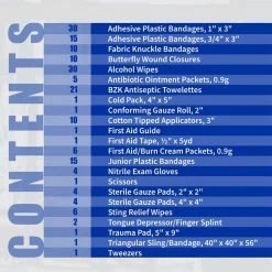 HDX 180-Piece, 25-Person Plastic OSHA First Aid Kit -HDX Sales reds pinks hdx first aid kits 59619 4f 1000