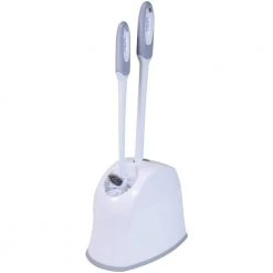 HDX Bowl Brush, Plunger and Caddy -HDX Sales white gray hdx toilet brushes 365mbhdxrm 1d 1000