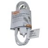 HDX 6 ft. 16/2 Indoor Cube Tap Extension Cord, White