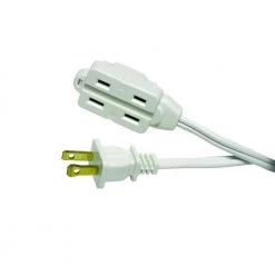 HDX 6 ft. 16/2 Indoor Cube Tap Extension Cord, White 5 HDX 6 ft. 16/2 Indoor Cube Tap Extension Cord, White -HDX Sales white hdx general purpose cords hd 145 017 d4 1000
