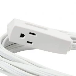 HDX 15 ft. 16/3 Indoor Banana Tap Extension Cord, White 7 HDX 15 ft. 16/3 Indoor Banana Tap Extension Cord, White -HDX Sales white hdx general purpose cords hd 737 791 40 1000