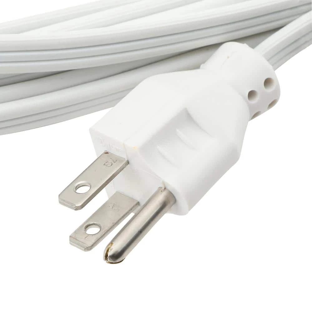 HDX 15 ft. 16/3 Indoor Banana Tap Extension Cord, White 4 HDX 15 ft. 16/3 Indoor Banana Tap Extension Cord, White - Image 4