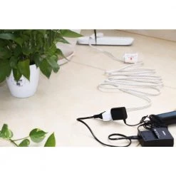 HDX 10 ft. 16-Gauge/2 White Braided Extension Cord 7 HDX 10 ft. 16-Gauge/2 White Braided Extension Cord -HDX Sales white hdx general purpose cords lts b2 a19 1f 1000